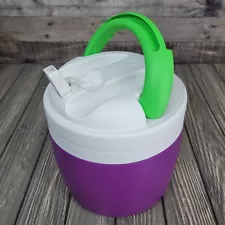 New ListingIgloo Elite 1 Gallon Water Cooler Beverage Jug Purple Lime Camp Dog K9 Train EUC