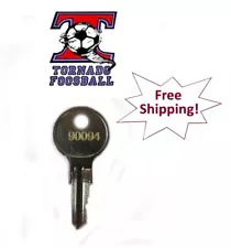 Tornado Foosball Table Cabinet 90094 Key for Commercial Coin Op Arcade Models