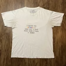 Travis Scott T Shirt Size Large I Went To Astroworld Wish You Were Here Concert