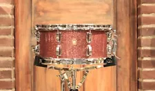 Ludwig Legacy Mahogany Burgundy Sparkle Snare Drum 14x6.5 - Used!