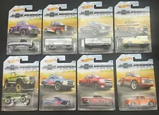 Hot Wheels 2018 Chevrolet 100 years Trucks Full Set Of 8 FKD04 Silverado Chevy