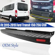 Fit 2015-2022 Ford Transit Pass Van 150 250 350 Rear Bumper Cover Top Pad Black (For: 2017 Ford Transit-250)