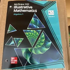 New ListingILLUSTRATIVE MATH / ALGEBRA 1 / VOLUME 1 / GREAT CONDITION