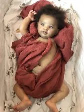 OOAK ABIGAIL Reborn Baby Doll by Anna Sheva IIORA Prototype Artist biracial aa