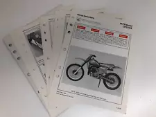 1979 CR250R Honda OEM Service Set-up Instructions manual (For: 1979 CR250R)