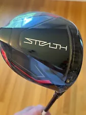 TaylorMade Stealth Righthand Stiff 9 Degrees Driver - Red