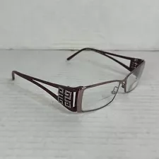 Vintage Versace Eyeglasses Frames Only VGV 274S 130 Red Burgundy Rhinestones