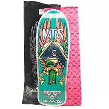 Natas Kaupas Santa Cruz Blind Bag Skateboard Deck, Prismatic Foil; Teal Green