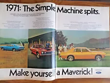 1971 Ford Maverick Ad Coupe Grabber & Sedan