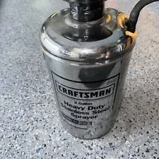 Sears Craftsman Chapin 2 G Stainless Steel Pump Weed Sprayer Great Condition