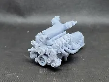 LS3 LS1 Supercharged model engine resin 3D printed 1:24-1:8 scale