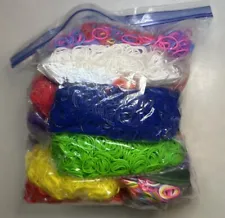 3Lb Craft and Hair Looms Rubber Rainbow Kit Rubber Bands Mix Colors