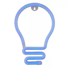 Light Bulb Neon LED Pack of 4 Size 6 in W x 10.5 in H x .25in D