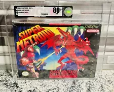 ð¥ð¥ Super Metroid (SNES) Super Nintendo Sealed New VGA 80+ Not WATA CGC ð¥ð¥