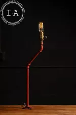 Industrial Red Pipe Lamp