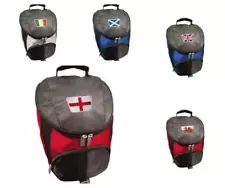 SALE ASBRI FLAME GOLF SHOE BAG. ENGLAND, SCOTLAND, IRELAND, WALES, UK. LADIES