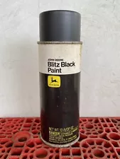 Vintage John Deere Blitz Black Spray Paint Can - NOS - Moline, IL