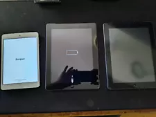 New ListingApple iPads LOT GROUP FOR SALE- Mini and 2xfull size (READ DESCRIPTION)