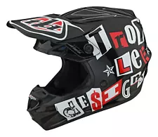 TROY LEE DESIGNS TLD GP YOUTH HELMET ANARCHY BLACK RED KIDS MX NEW OFF ROAD SALE