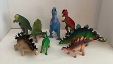 8 Plastic Dinosaurus Figurines For Sale