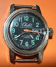 VINTAGE CHALET DIVING WRISTWATCH DIVE WATCH W/ DATE