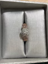 Rose gold diamond engagement ring