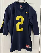 Nike Team Sports Football Jersey, Michigan Football Colors, Size Medium