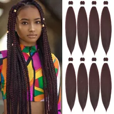 26" Yaki Crochet Braids Pre-Stretch Hair for Braiding Easy Braids Hair Extension