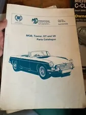 MGB, Tourer, GT 7 V8 Parts Catalogue 2nd Edition, MG International
