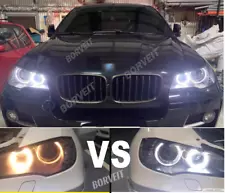 2Pcs 120W New Hot Sale Kit LED Angel Eyes Marker Halo Light Bulbs For BMW E70 X5