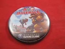 Mario Superstar Baseball Nintendo Gamecube Promotional Pin Pinback ONLY