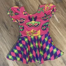 Sweet Petunia Mardi Gras Masquerade Dress Size 3