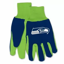 Seattle Seahawks Green and Blue Two Tone Adult Size Gloves