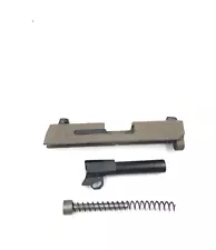 Sig Sauer P938 9mm, pistol parts, slide, barrel, and recoil spring