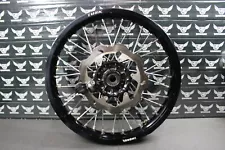 2002 SUZUKI 01-08 RM250 BLACK TUSK 18" X 2.15" REAR BACK WHEEL RIM HUB ROTOR (For: 1999 Suzuki RM250)