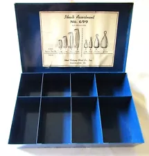 Blue Metal Store Display Box for Ideal No. 699 Sinkers Ideal Fishing Richmond VA