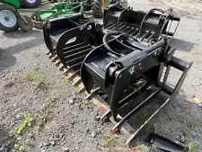 2019 Paladin 11378-0022 Skid Steer Brush Root Grapple Bucket Attachment bidadoo