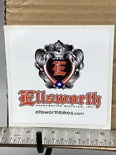 Vintage Ellsworth Handcrafted Bicycles Sticker Cycling Decal Bicycle Mtb