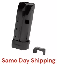 SHIELD ARMS Z9 MAGAZINE for GL0CK 43 + STEEL MAG CATCH RELEASE - 9 ROUNDS - USA