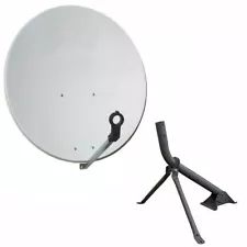 30" INCH SATELLITE TV DISH FTA With Tripod Mount Free TV