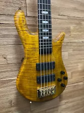 Spector Euro 5 LT Tiger Eye Gloss 5- string Active Bass w/gig bag. New!