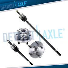 4WD Front CV Axle Shafts + Wheel Hub Bearing for 1999-2004 Jeep Grand Cherokee