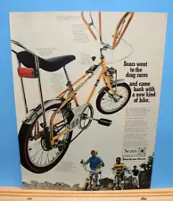 1968 Print Sales AD Advertisement Art Sears Screamer Bike Bicycle Christmas 68