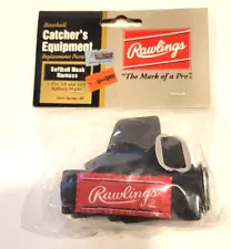 Rawlings NOS Catchers Softball Mask Helmet Harness Strap Equipment