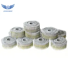 Siding Nails 1-3/4” × .092” 15 Degree Collated Wire Coil Full Round Head 3600Pcs