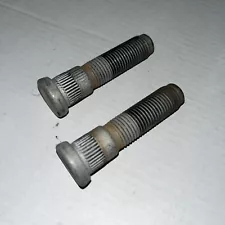 2-Qty OEM Wheel Stud for Jeep Wrangler Liberty JK Dodge Nitro Used M14x1.5 Nice