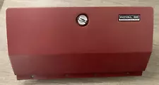 1981-1993 DODGE D100 D150 D350 RAMCHARGER DASH GLOVE BOX DOOR PLASTIC BURGUNDY (For: 1988 Dodge D100)