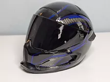 Ruroc Atlas 3.0 Motorcycle Helmet Dark Visor LOW MILES!! Clean! - Small