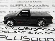 Hot Wheels 1:64 LOOSE Black 1991 GMC SYCLONE Pickup Custom Swap w/Real Riders C