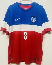 Vintage USMNT USA Nike Soccer Jersey US Football Shirt 2014 Bomb Pop World Cup